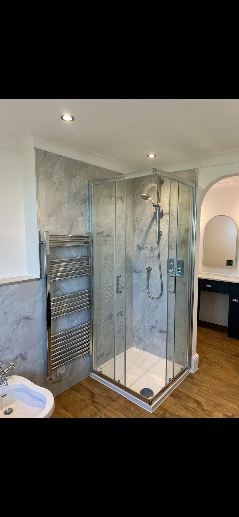 Traditional bathroom detail