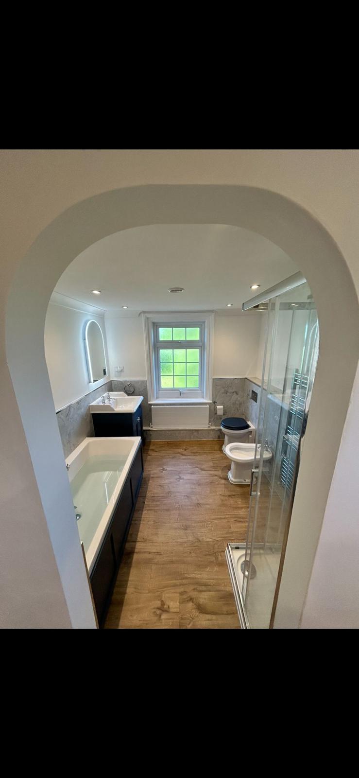 Traditional bathroom view